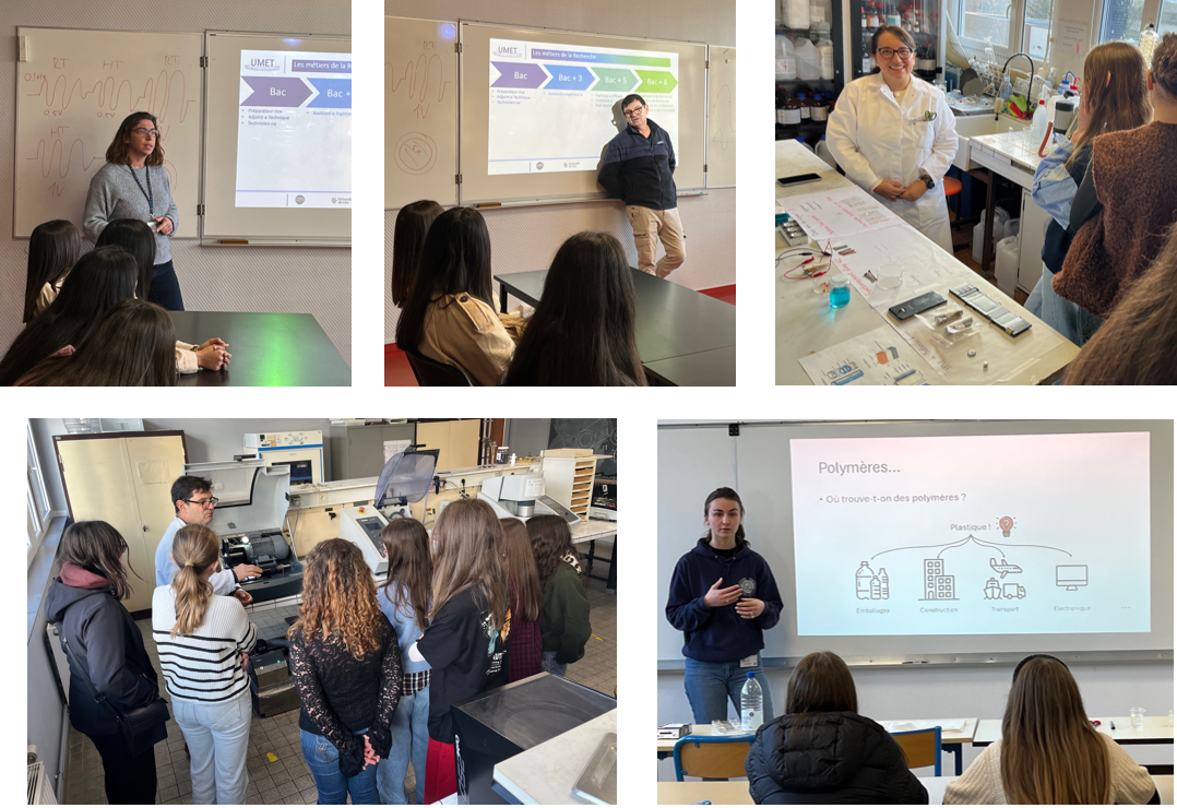 Accueil de collégiennes de Gustave Nadaud à Wattrelos 