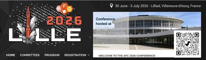 30 Juin - 3 juillet 2026 : Colloque AFC 2026