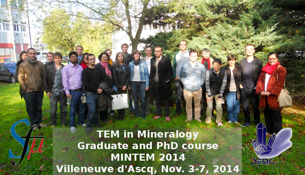 Les participants à l'école MINTEM 2014, du 3 au 7 novembre 2014 à Villeneuve d'Ascq