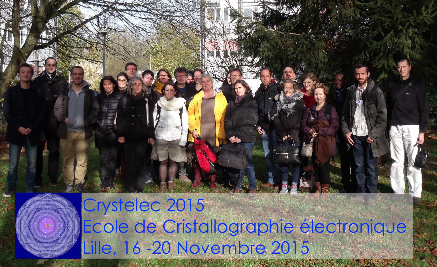 Les participants à l'école Crystelec2015