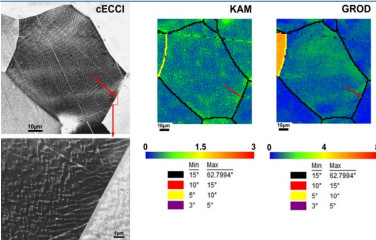 Location of deformation at the grain boundary and intergranular failure studied by TEM, SEM-EBSD and SEM-ECCI